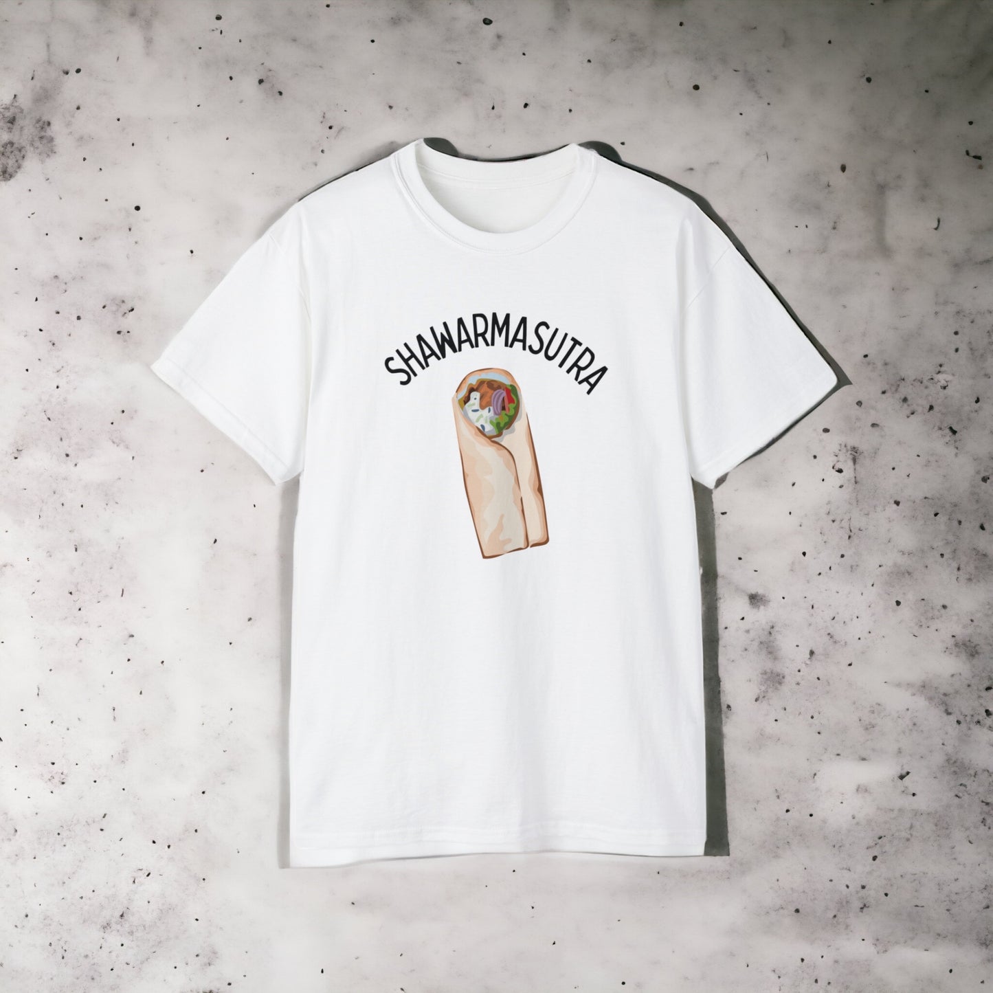 ShawarmaSutra - Unisex Ultra Cotton White Tee