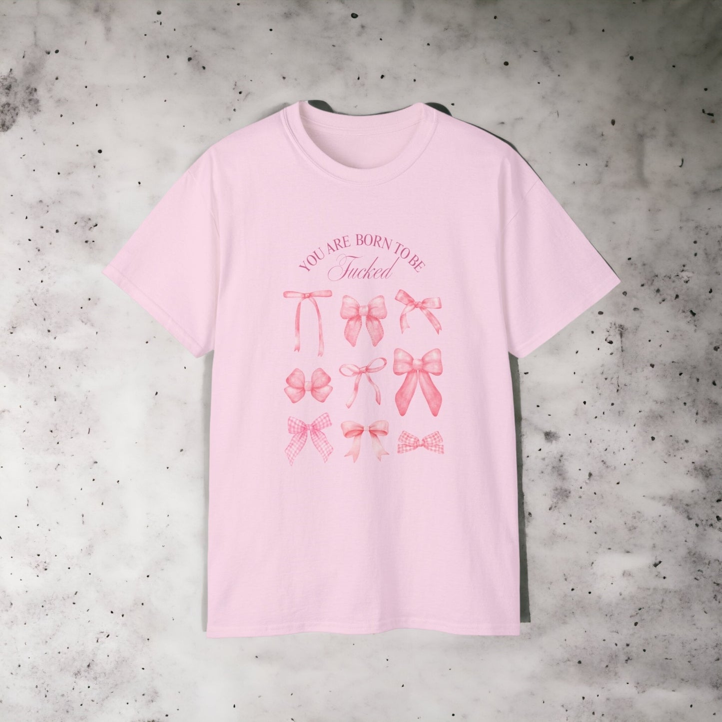 Born 2 be - Unisex Ultra Cotton White or Pink Tee