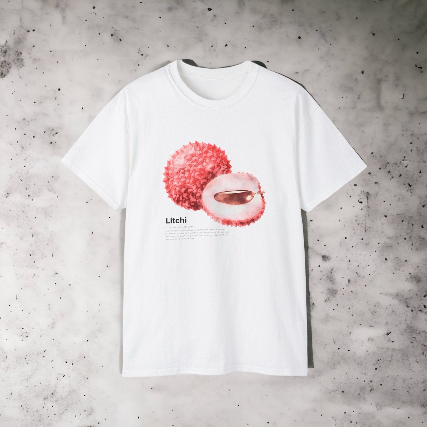 Litchi - Unisex Ultra Cotton White or Pink Tee