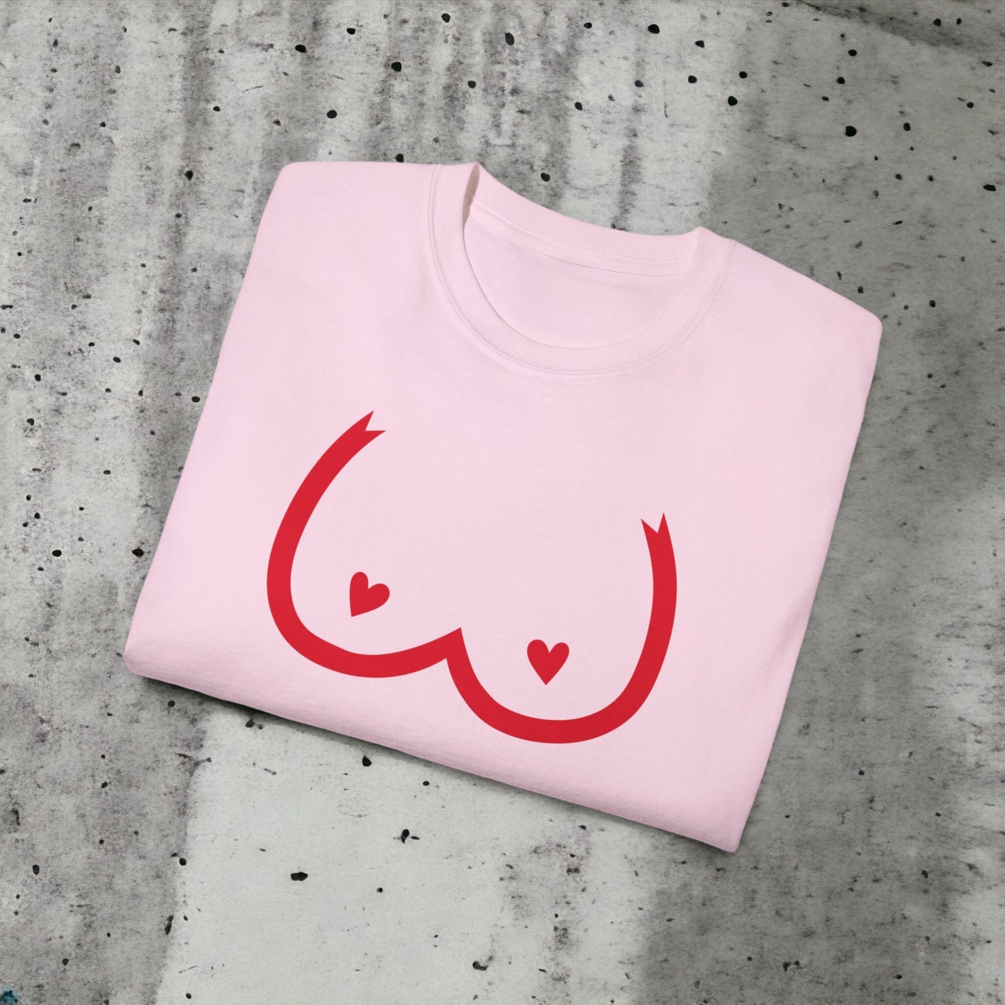 Boobs II - Unisex Ultra Cotton White, Grey or Pink Tee