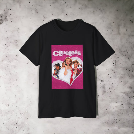 Clueless - Unisex Ultra Cotton White or Black Tee