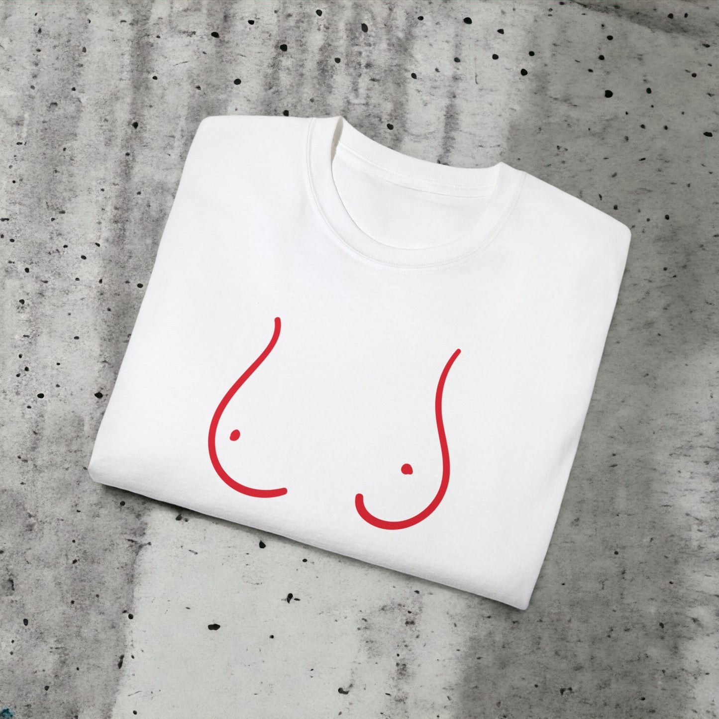 Boobs IV - Unisex Ultra Cotton White, Grey or Pink Tee