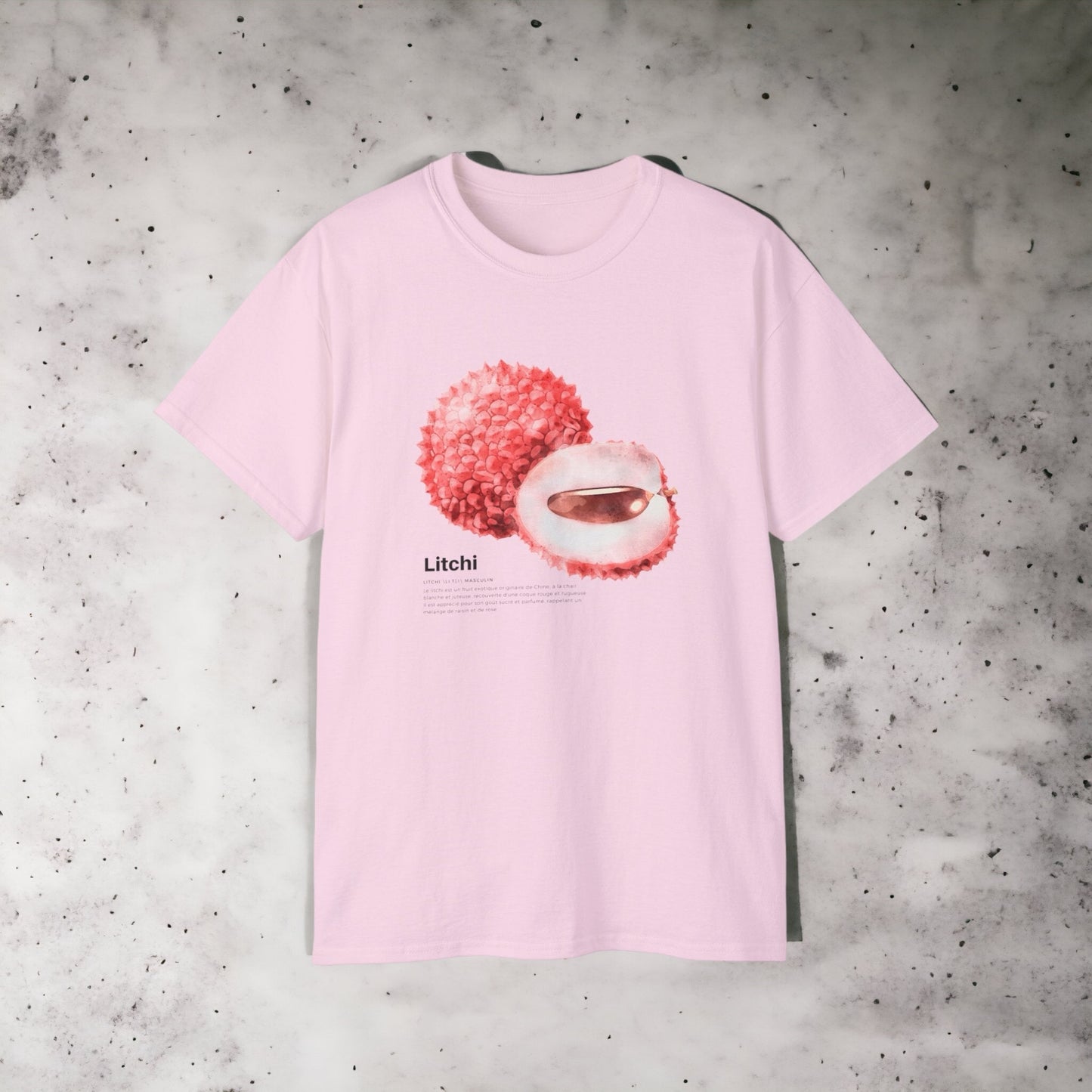 Litchi - Unisex Ultra Cotton White or Pink Tee