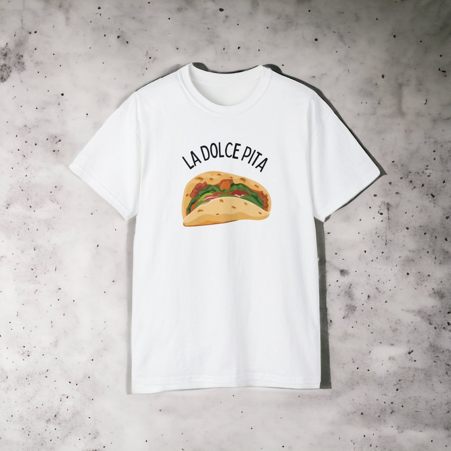 La Dolce Pita - Unisex Ultra Cotton White Tee