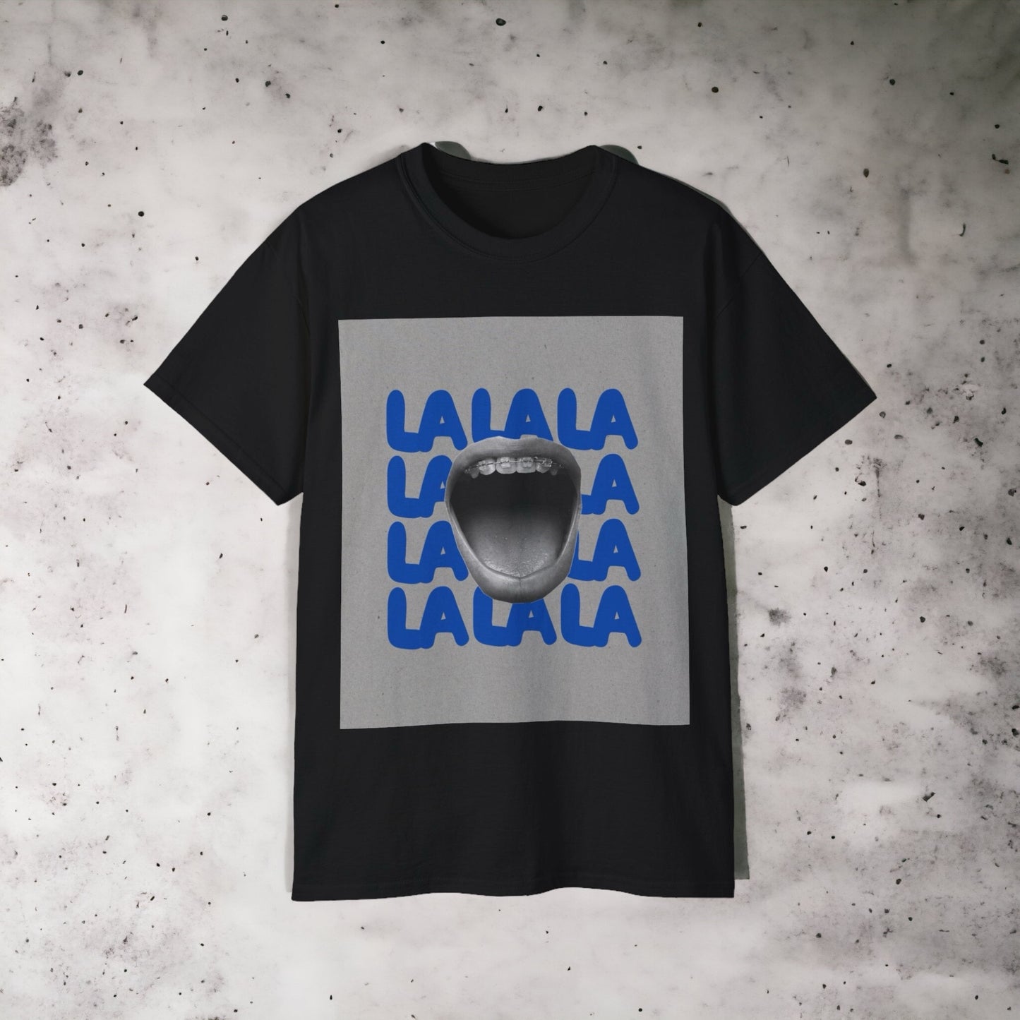 LA LA LA - Unisex Ultra Cotton Black, Grey or White Tee