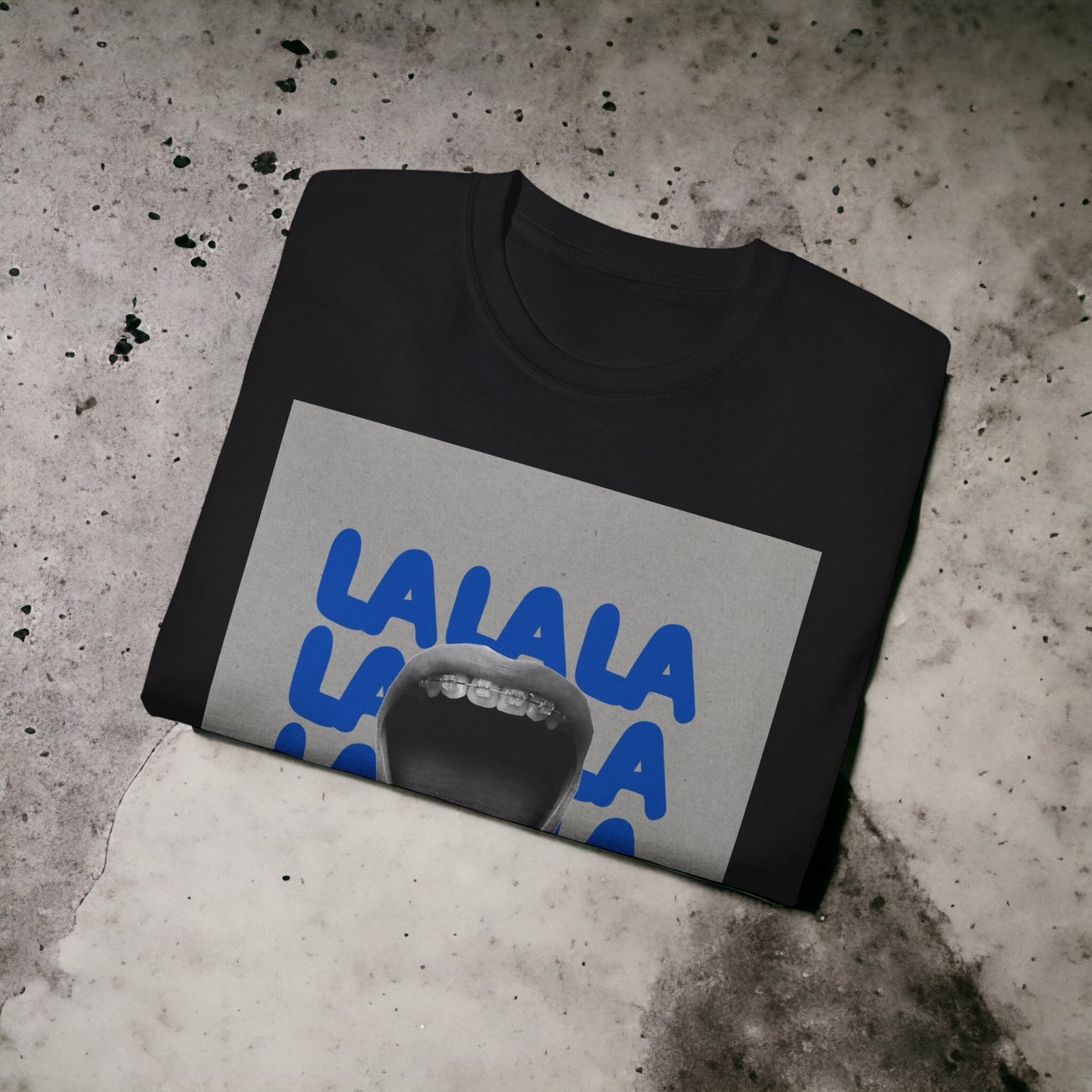 LA LA LA - Unisex Ultra Cotton Black, Grey or White Tee