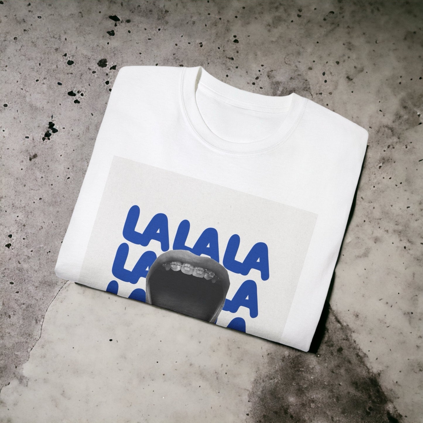 LA LA LA - Unisex Ultra Cotton Black, Grey or White Tee