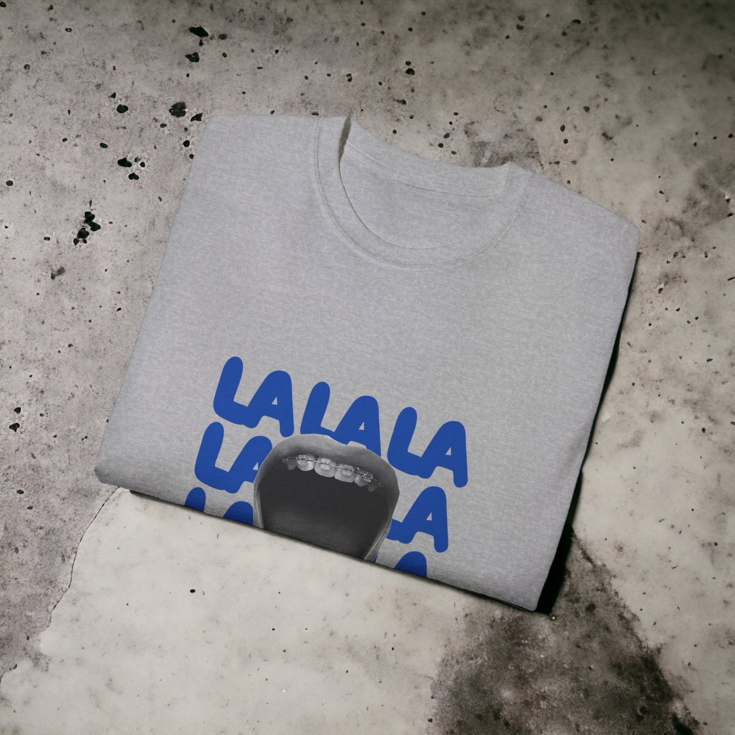 LA LA LA - Unisex Ultra Cotton Black, Grey or White Tee