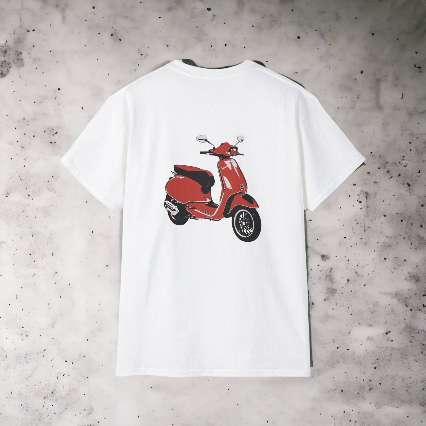 Vespa 300 - Unisex Ultra Cotton White Tee