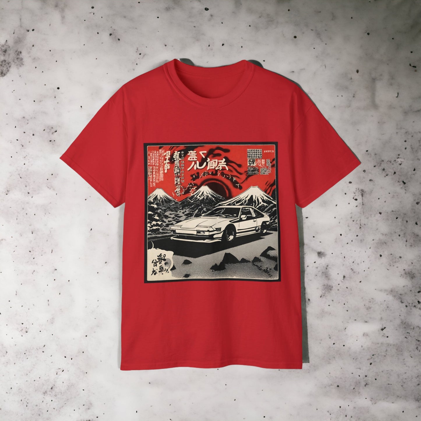 Acid Mt. Fuji VI - Unisex Ultra Cotton White, Black or Red Tee