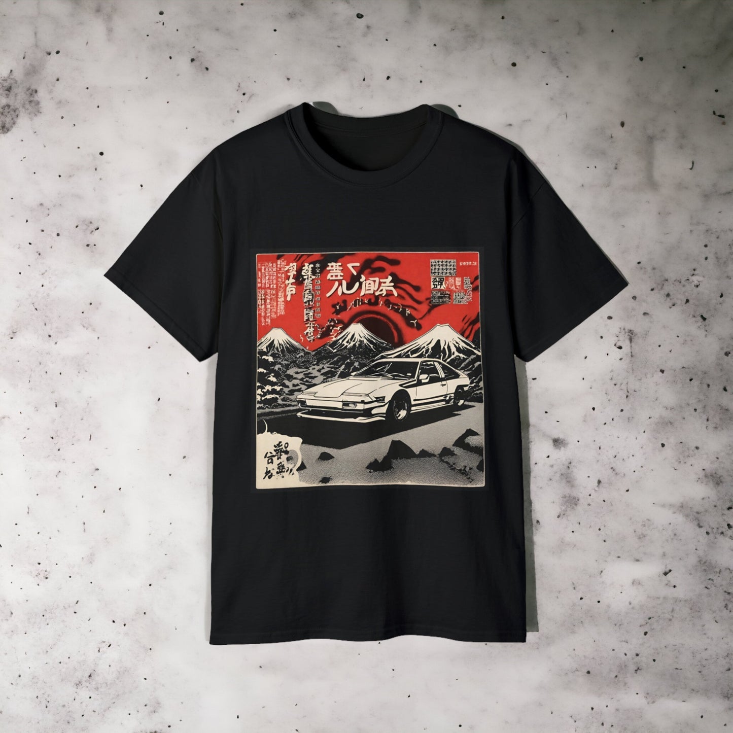 Acid Mt. Fuji VI - Unisex Ultra Cotton White, Black or Red Tee