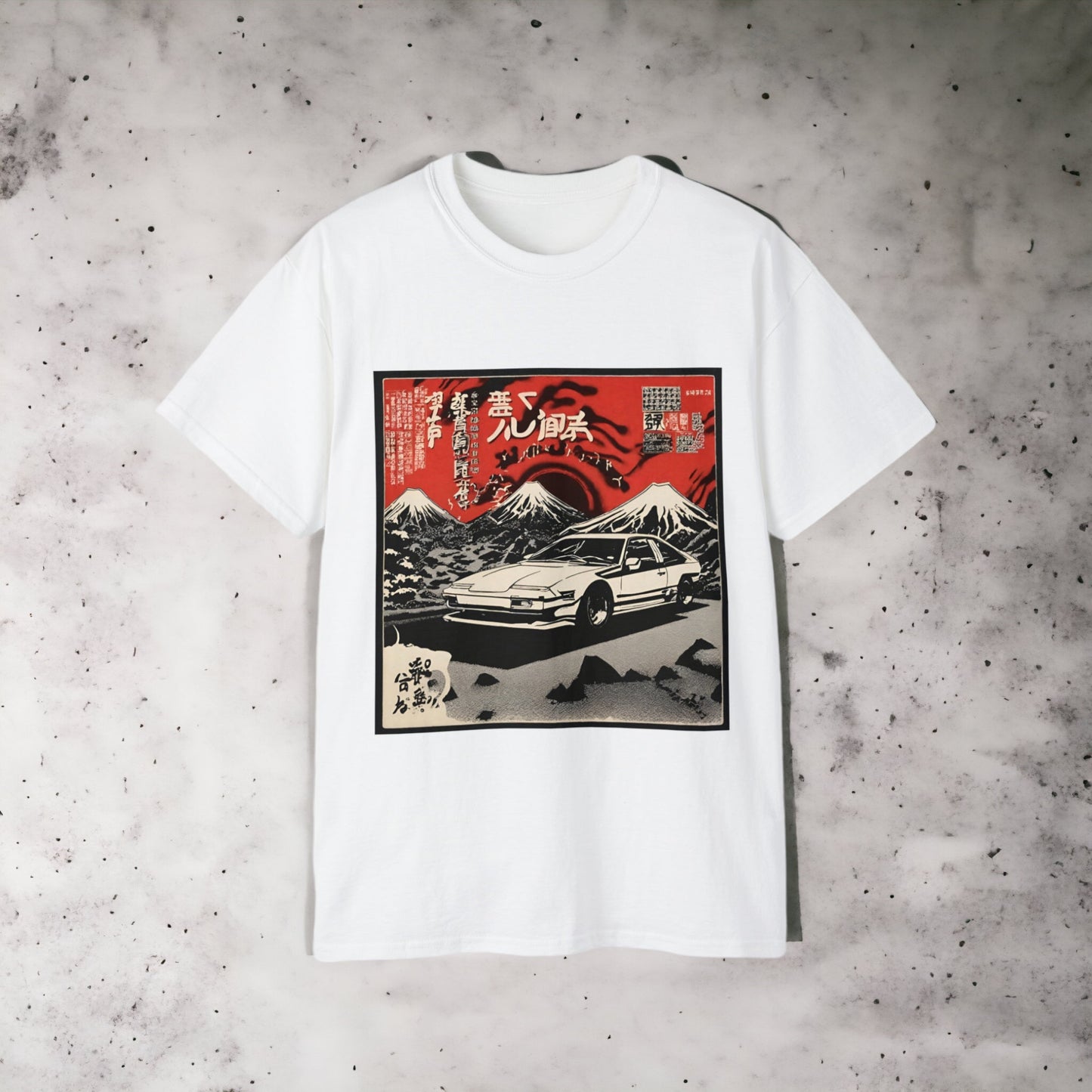 Acid Mt. Fuji VI - Unisex Ultra Cotton White, Black or Red Tee