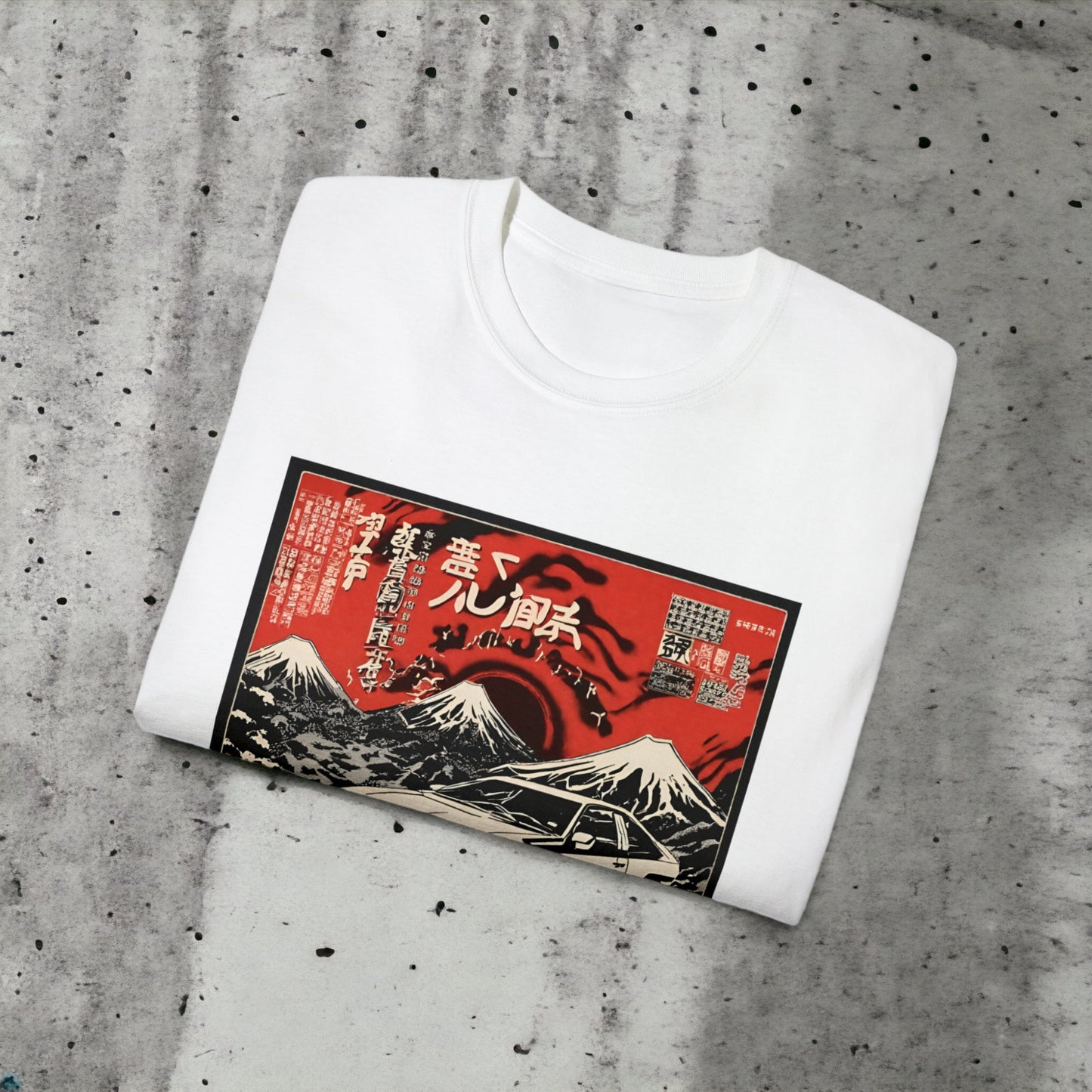 Acid Mt. Fuji VI - Unisex Ultra Cotton White, Black or Red Tee