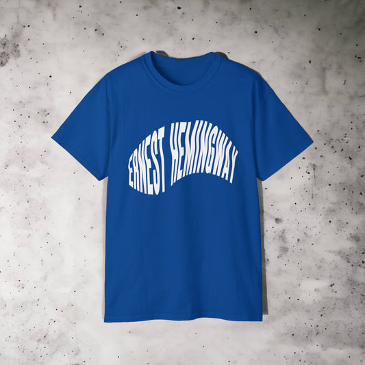 Ernest Hemingway - Unisex Ultra Cotton White, Black or Blue Tee