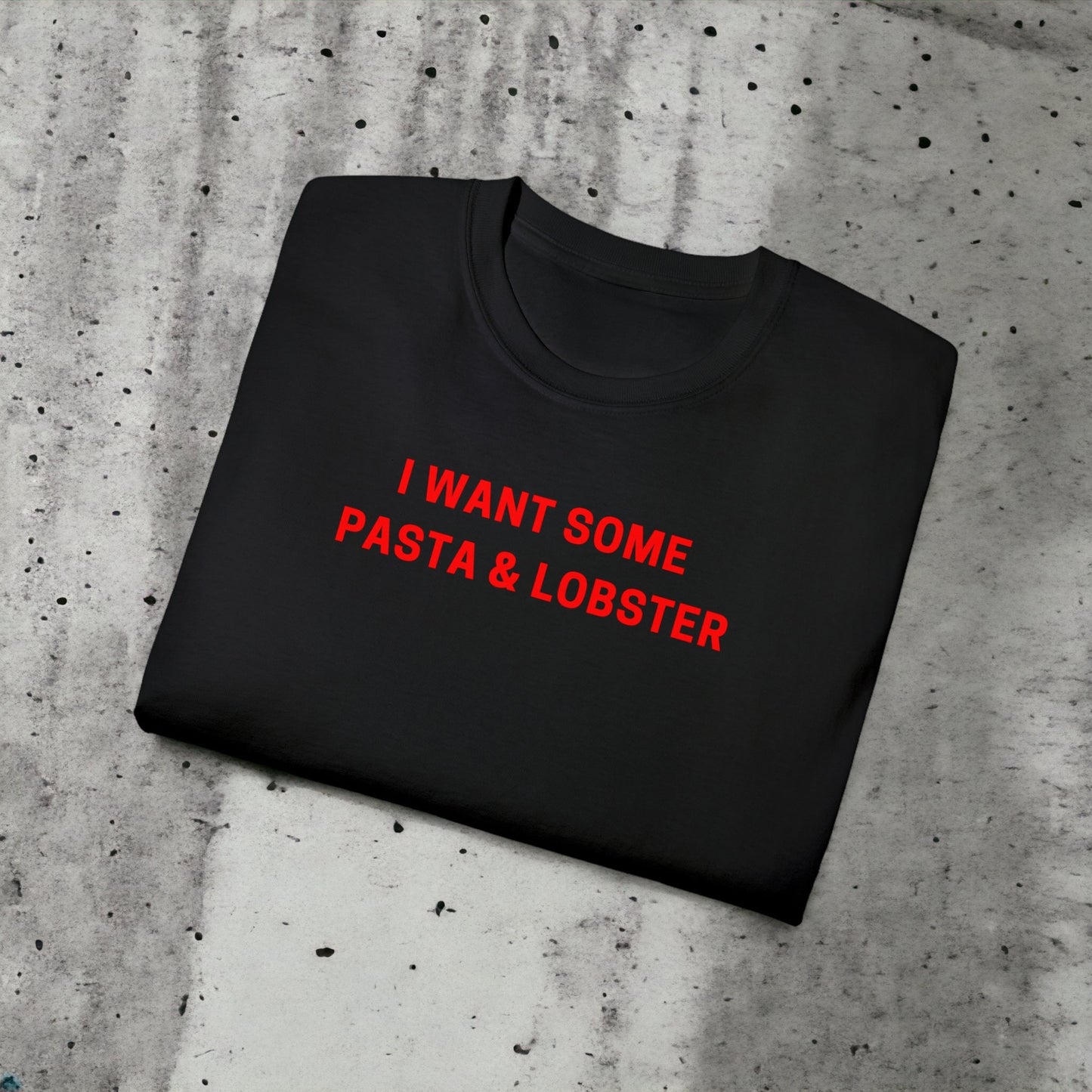 Pasta & Lobster - Unisex Ultra Cotton Black or White Tee