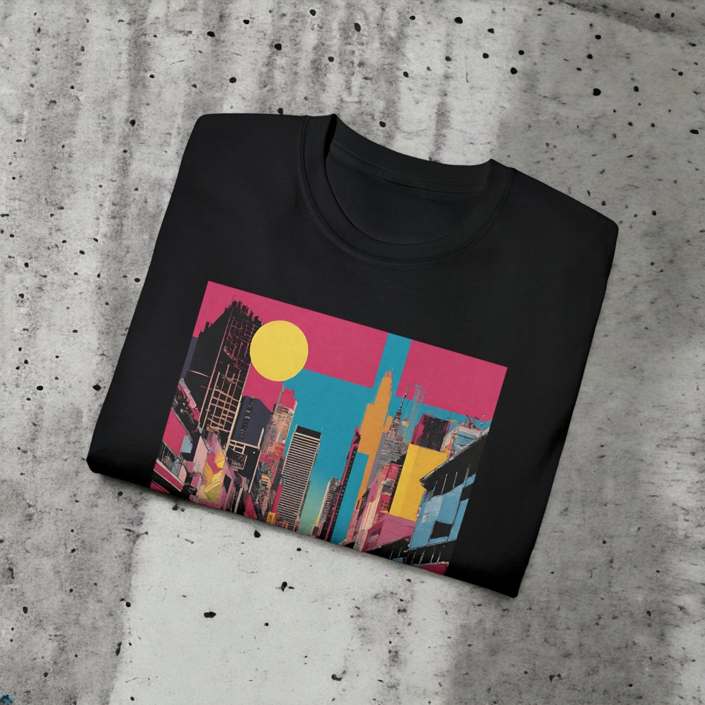 City Pop I - Unisex Ultra Cotton Black or White Tee