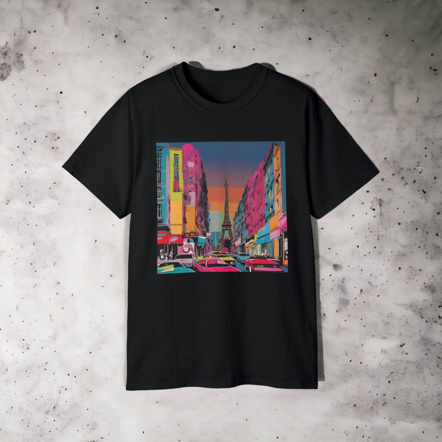 City Pop IX - Unisex Ultra Cotton Black or White Tee