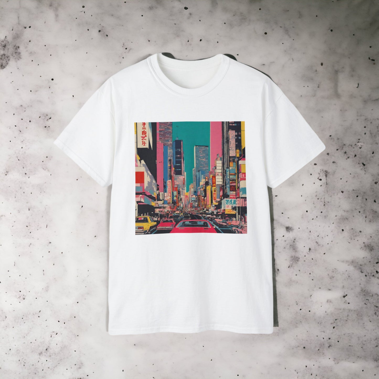 City Pop VIII - Unisex Ultra Cotton Black or White Tee