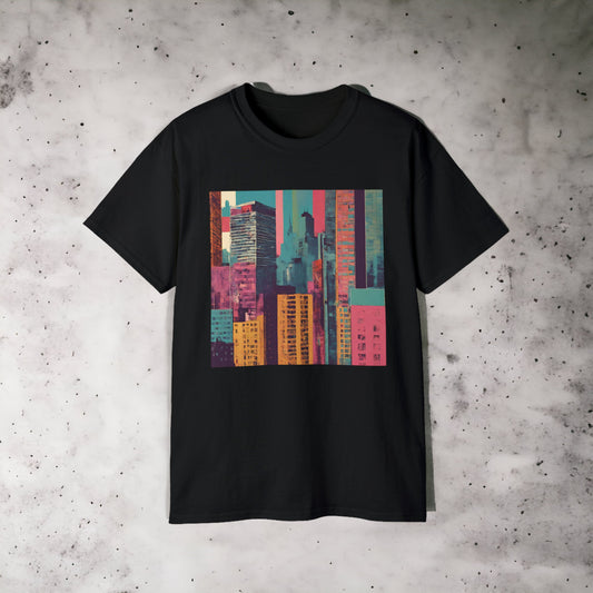 City Pop V - Unisex Ultra Cotton Black or White Tee