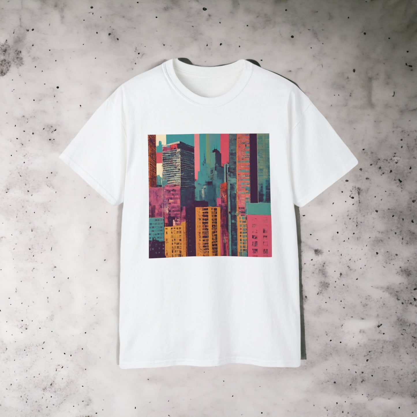 City Pop V - Unisex Ultra Cotton Black or White Tee