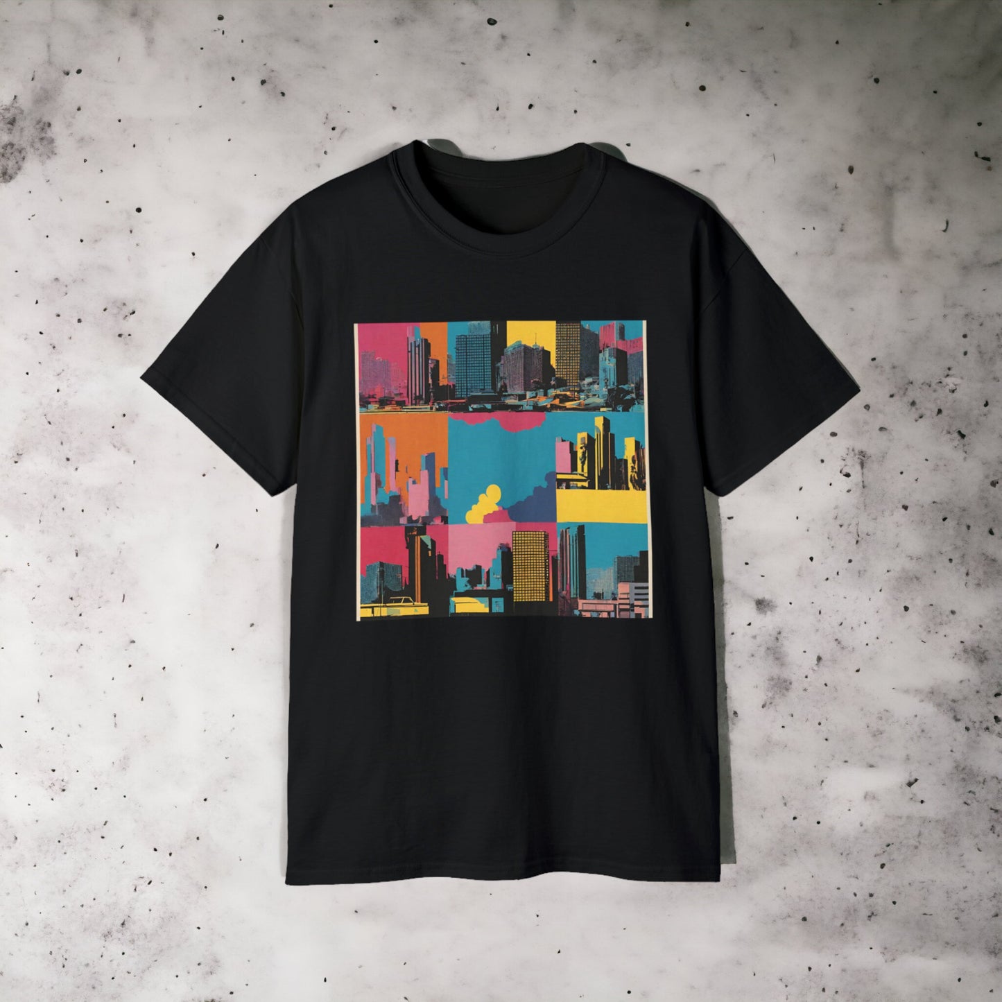 City Pop IV - Unisex Ultra Cotton Black or White Tee