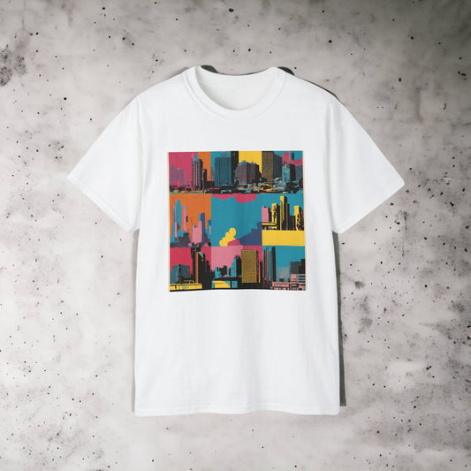 City Pop IV - Unisex Ultra Cotton Black or White Tee