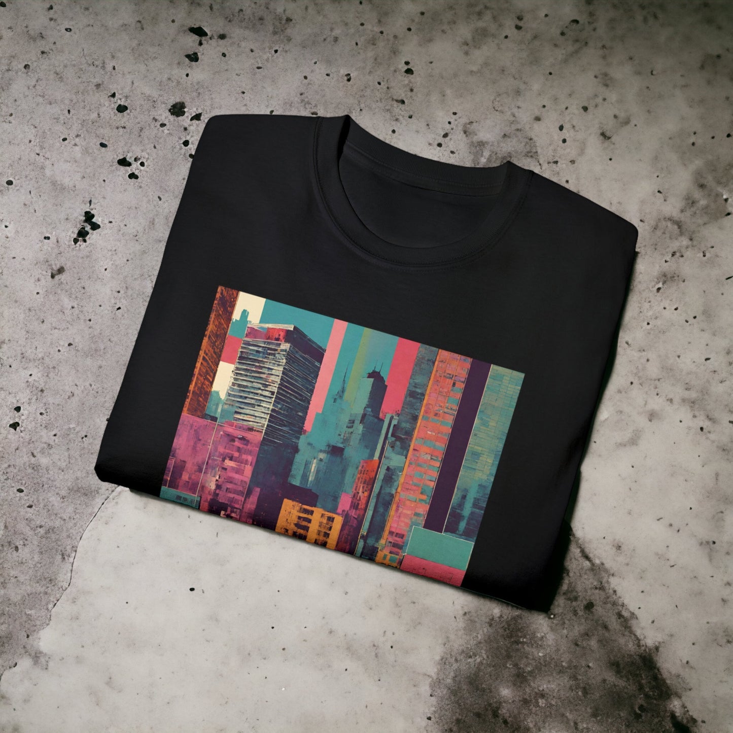 City Pop V - Unisex Ultra Cotton Black or White Tee