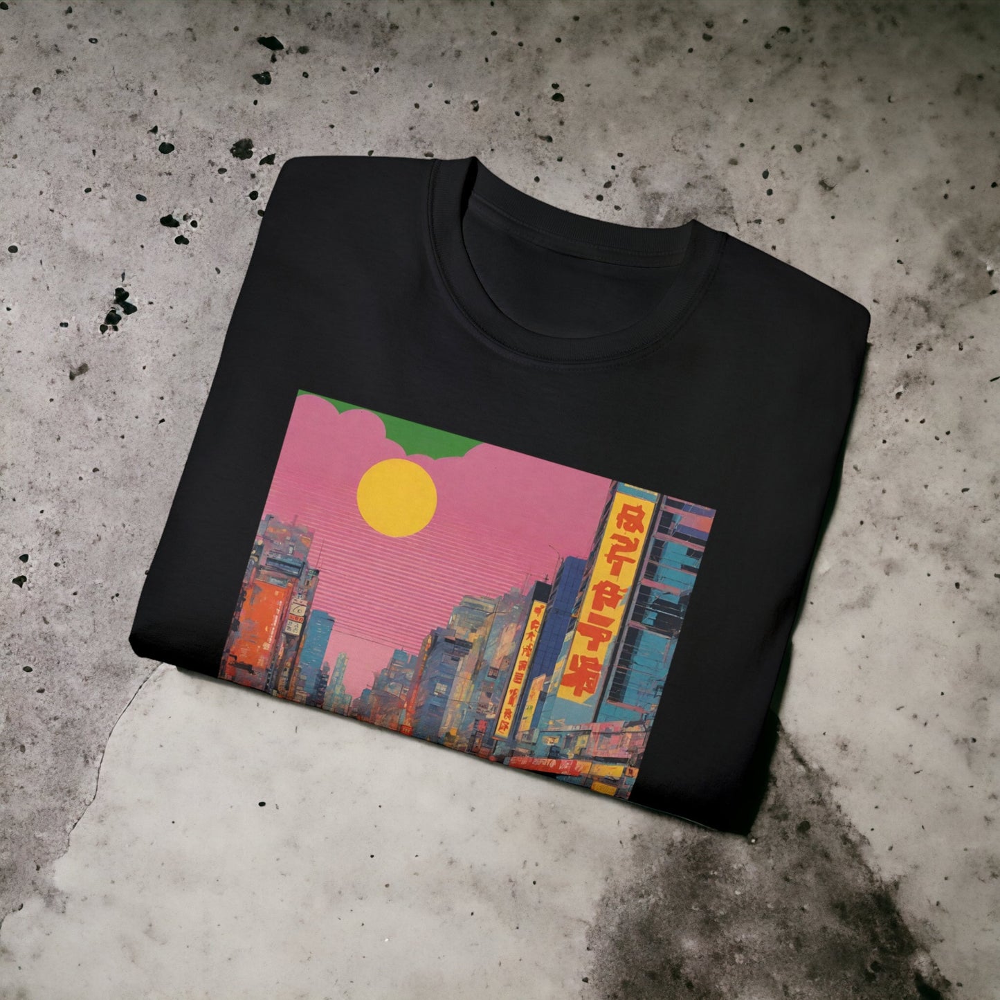 City Pop VI - Unisex Ultra Cotton Black or White Tee