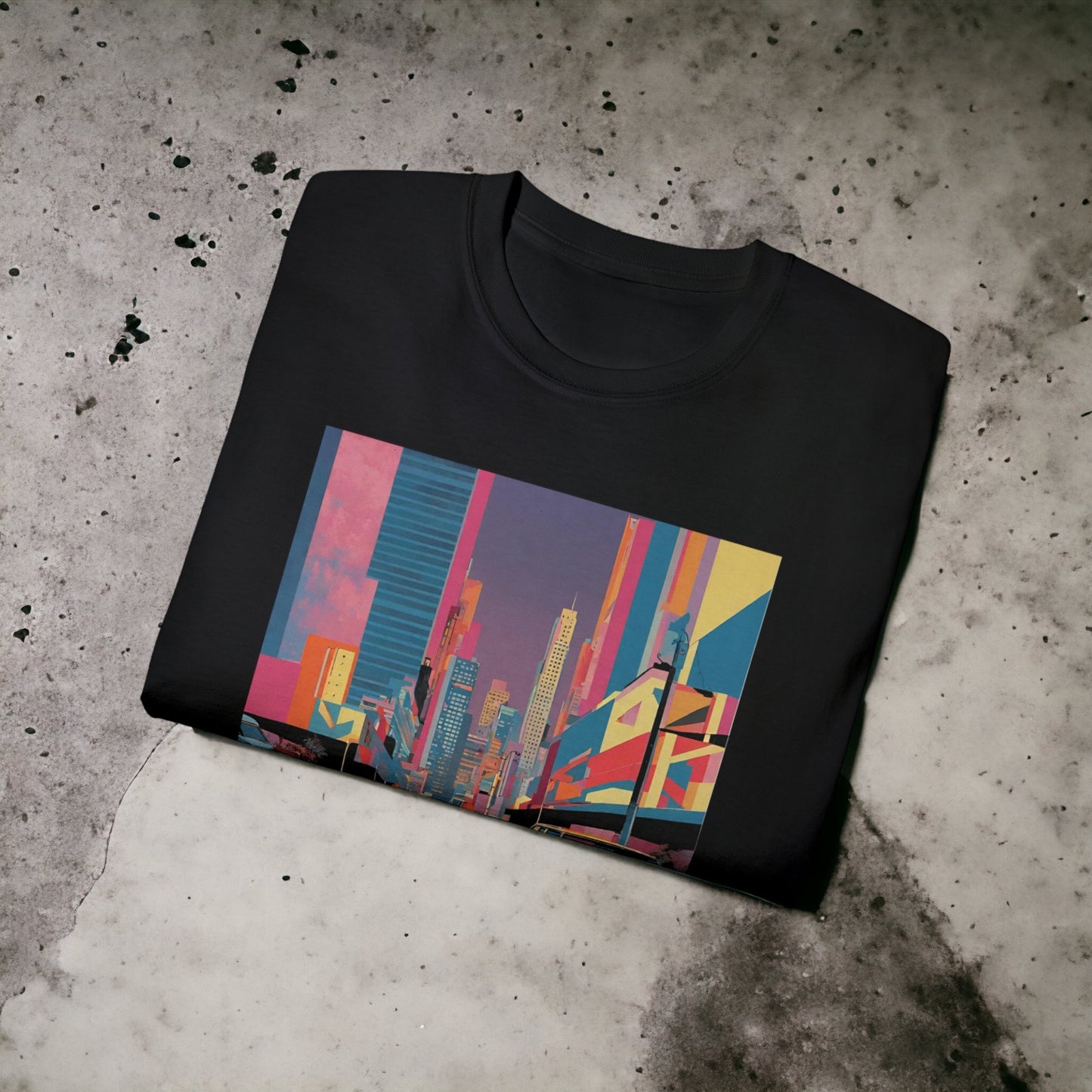 City Pop II - Unisex Ultra Cotton Black or White Tee