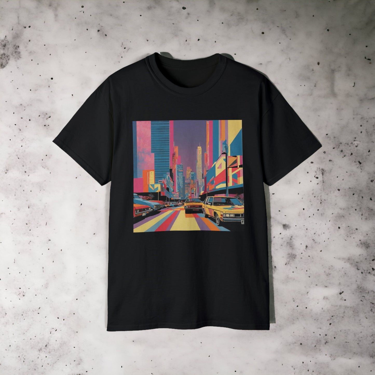 City Pop II - Unisex Ultra Cotton Black or White Tee