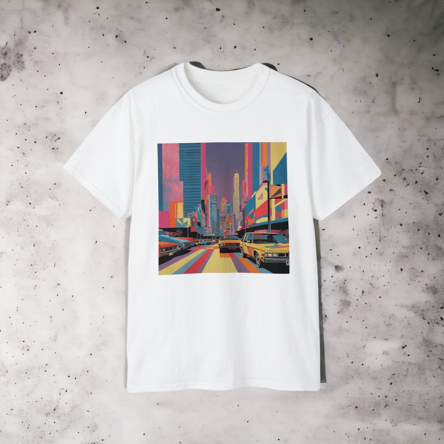 City Pop II - Unisex Ultra Cotton Black or White Tee