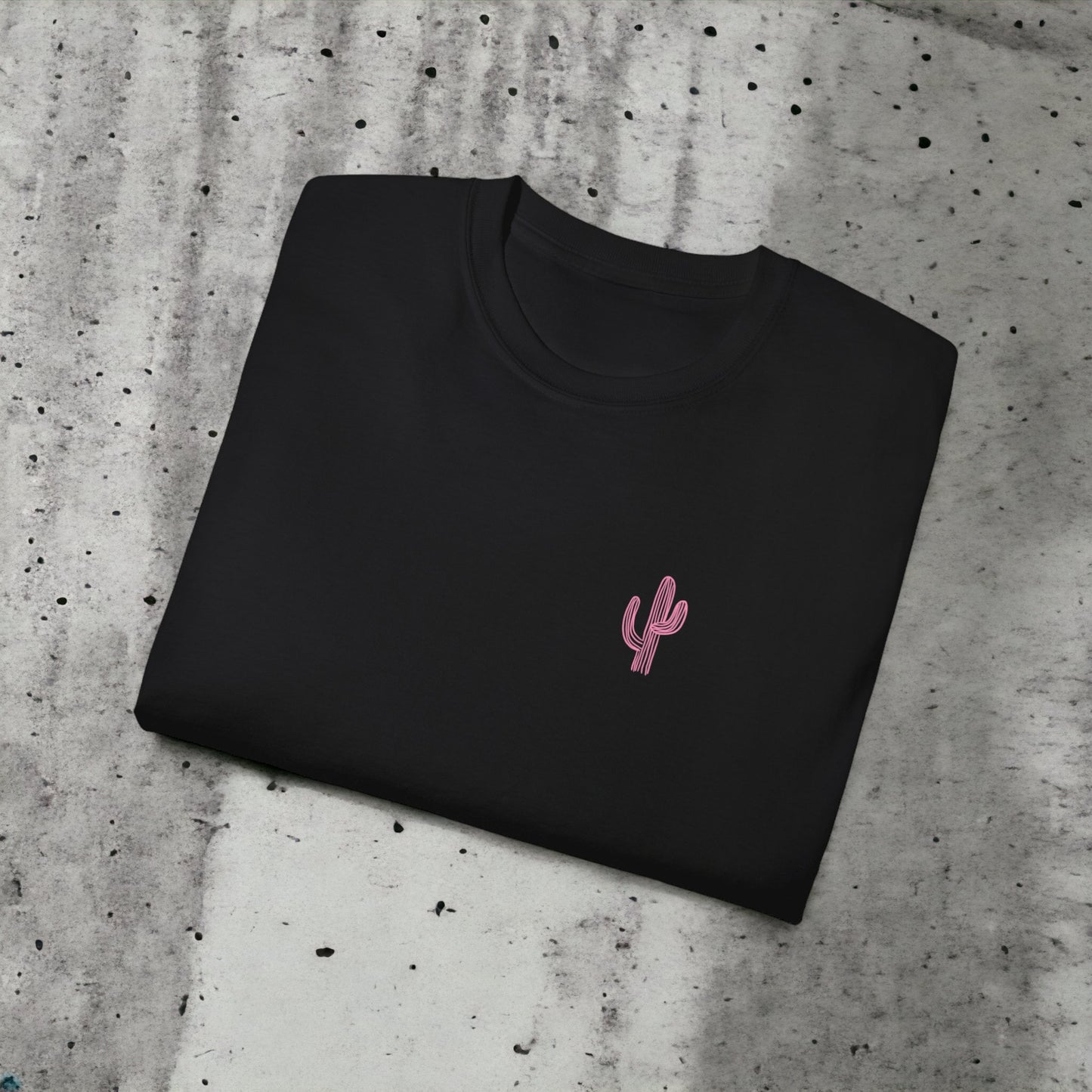 Pink Cactus - Unisex Ultra Cotton White or Black Tee