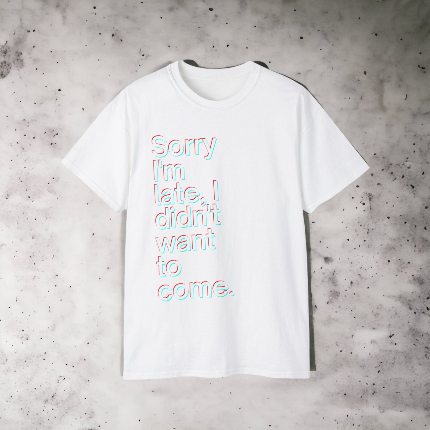 Sorry - Unisex Ultra Cotton White or Black Tee