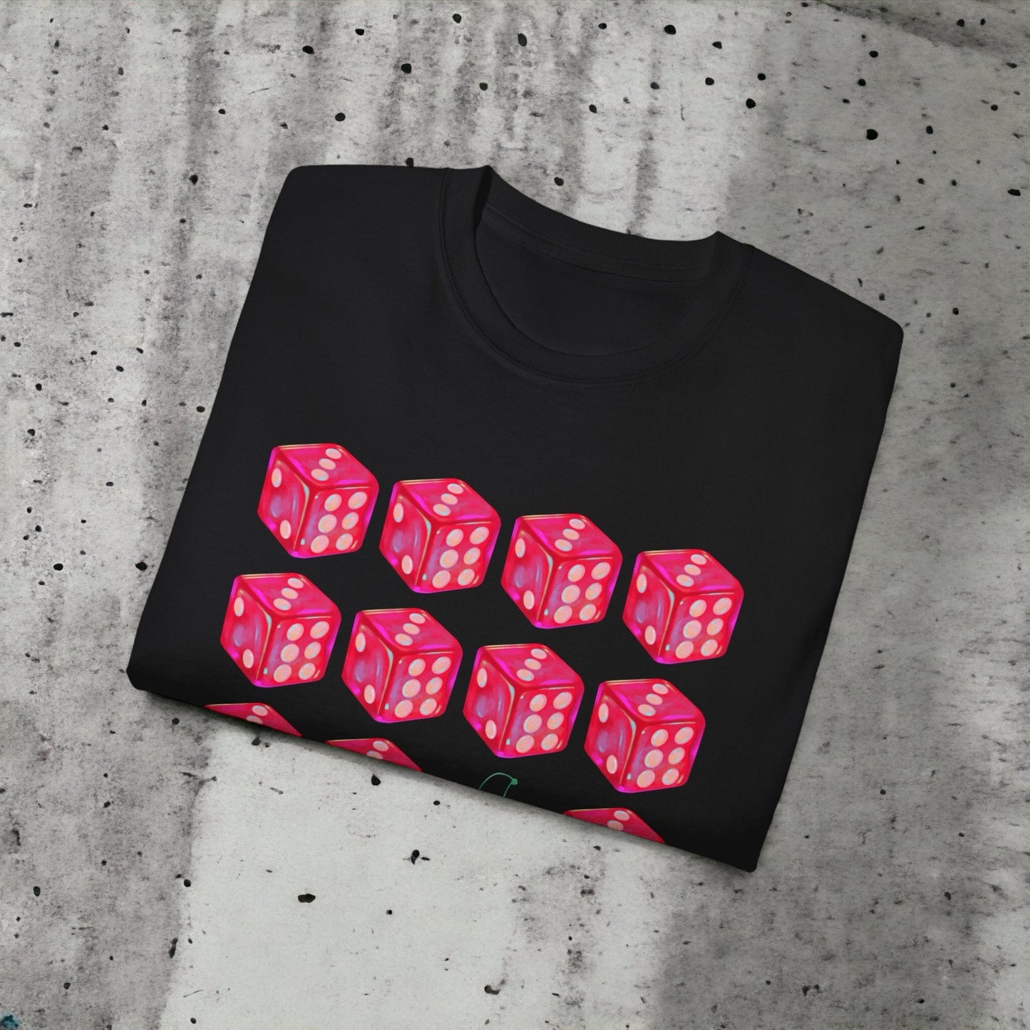 Cherry Dice - Unisex Ultra Cotton White or Black Tee