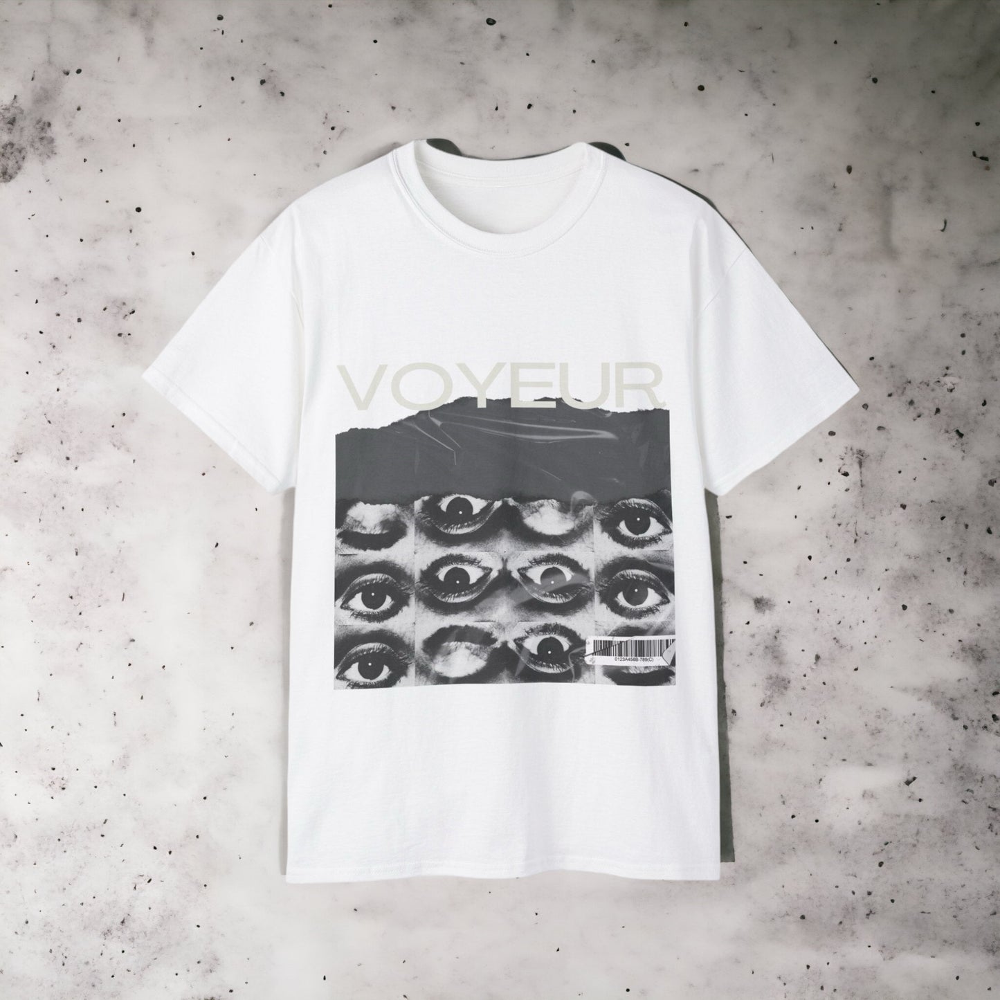 Voyeur - Unisex Ultra Cotton White or Black Tee