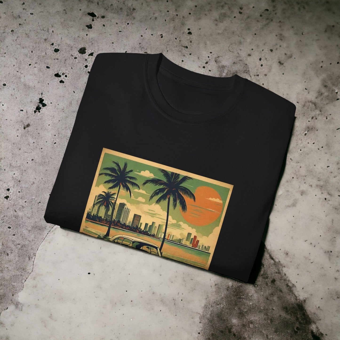 Miami - Unisex Ultra Cotton Black or White Tee