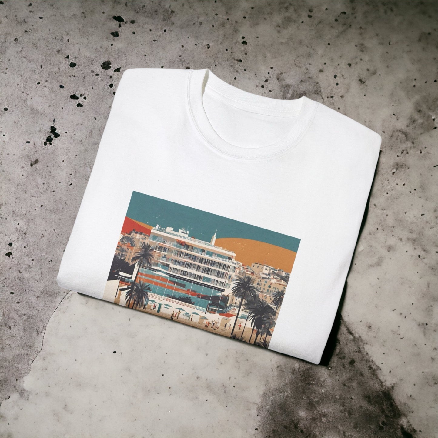 Cannes - Unisex Ultra Cotton Black or White Tee