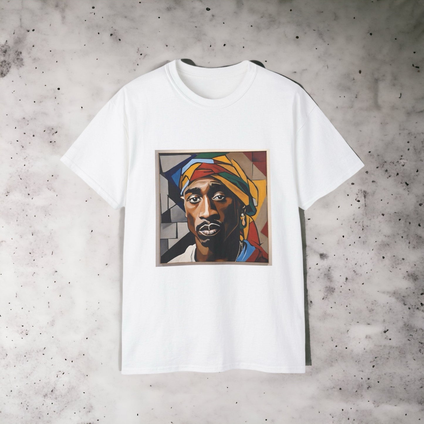 Arte - Tupac - Unisex Ultra Cotton Black or White Tee