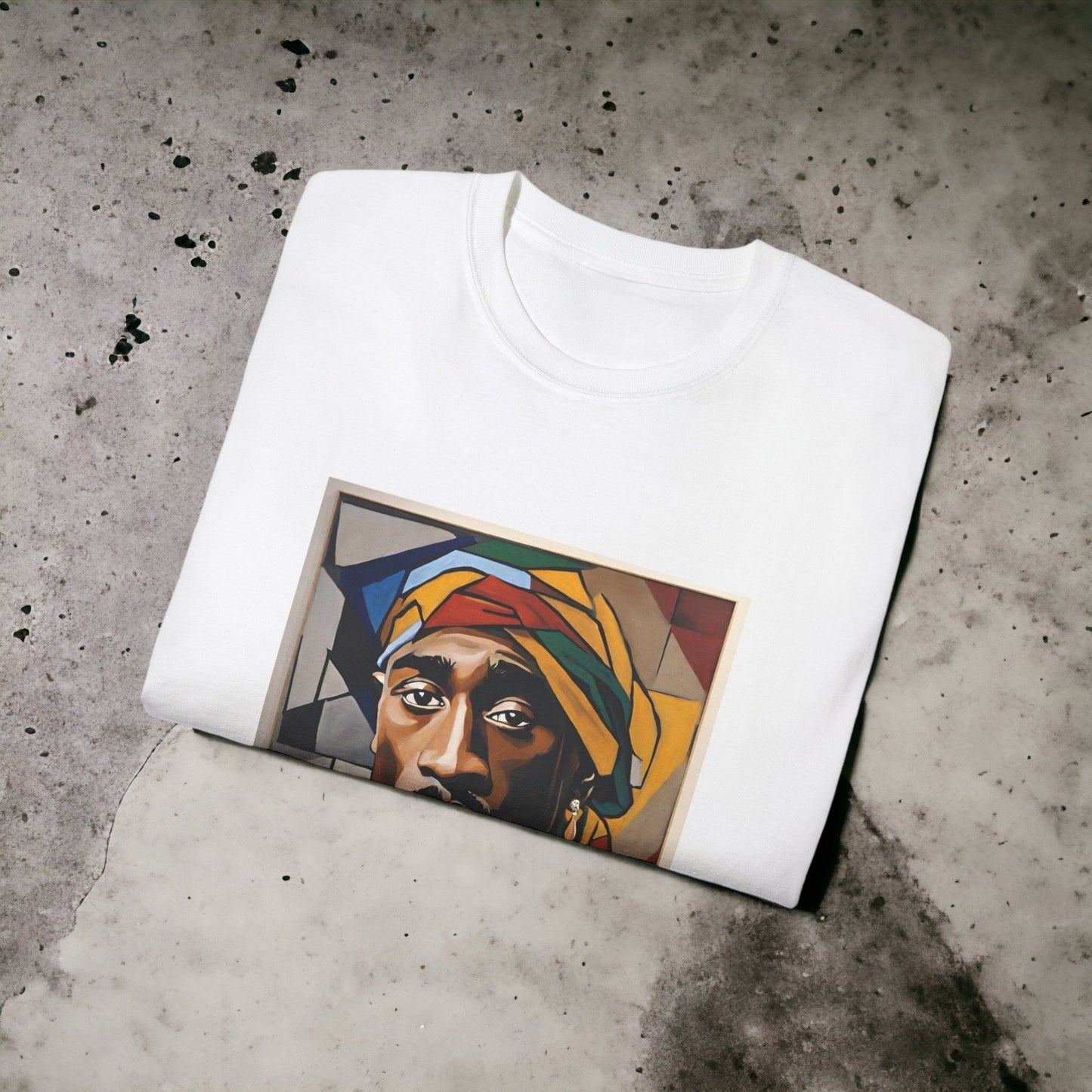 Arte - Tupac - Unisex Ultra Cotton Black or White Tee