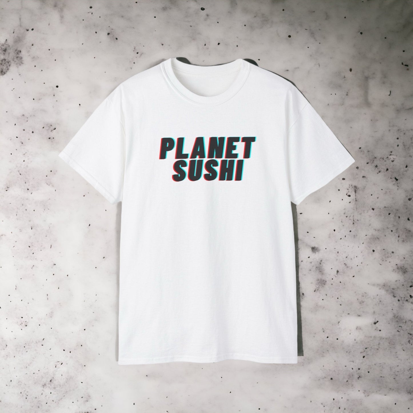 Planet Sushi - Unisex Ultra Cotton Black or White Tee