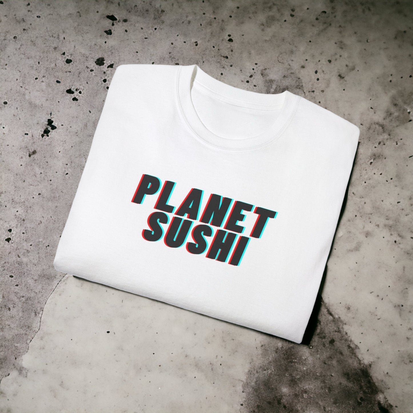 Planet Sushi - Unisex Ultra Cotton Black or White Tee