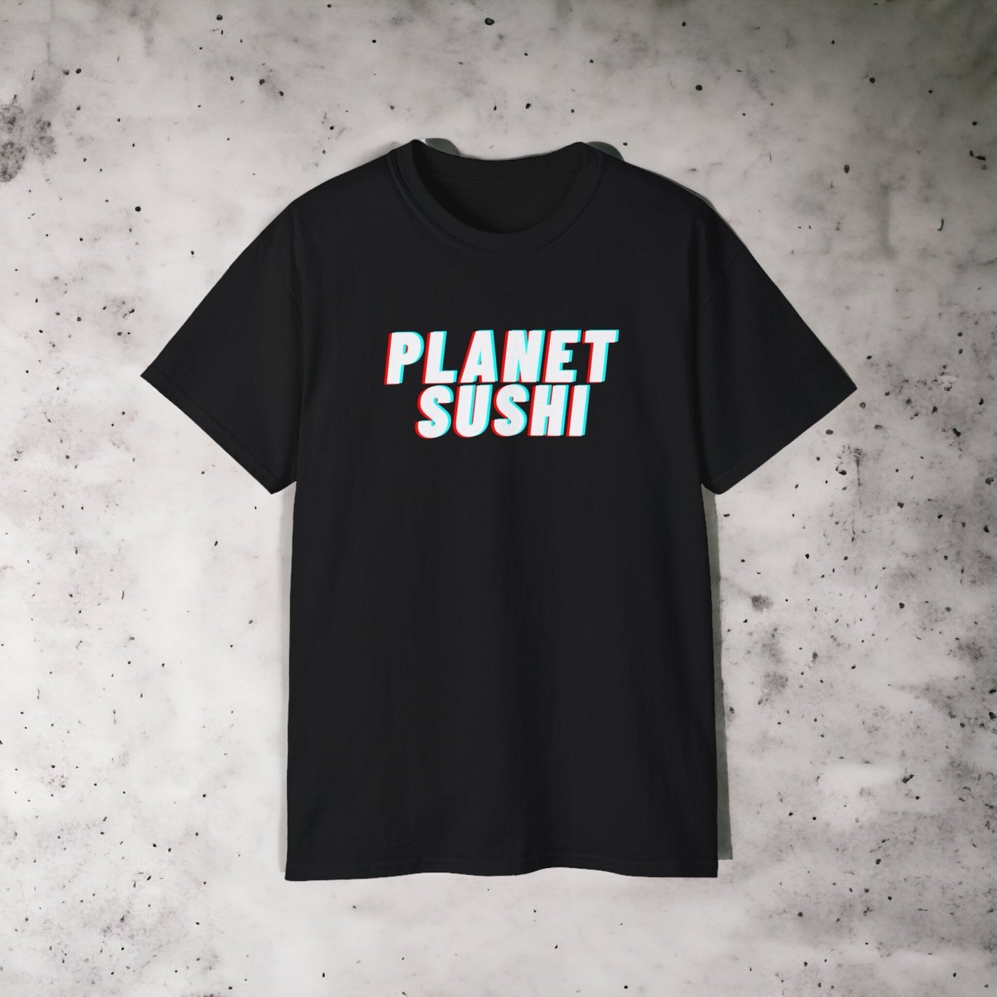 Planet Sushi - Unisex Ultra Cotton Black or White Tee