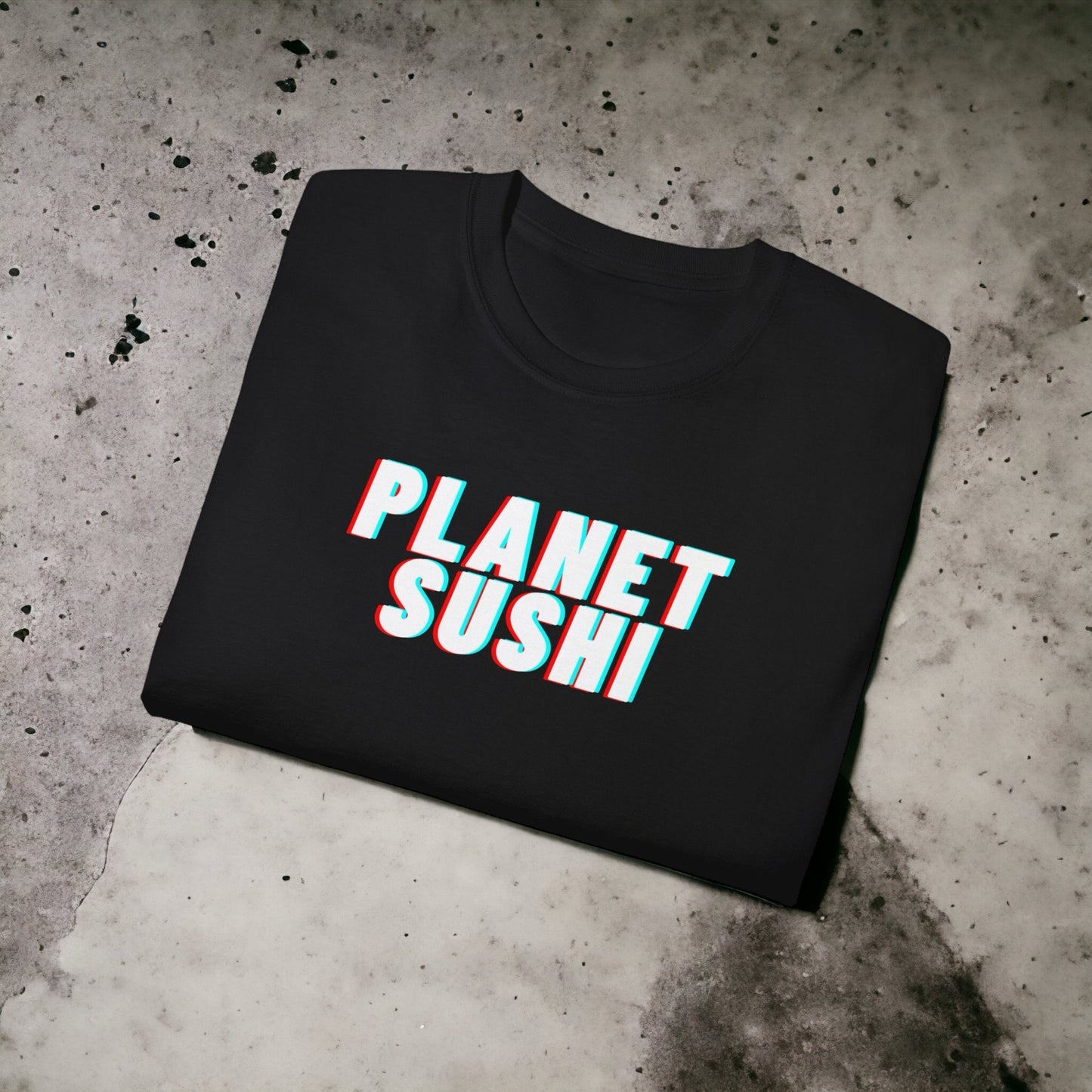 Planet Sushi - Unisex Ultra Cotton Black or White Tee