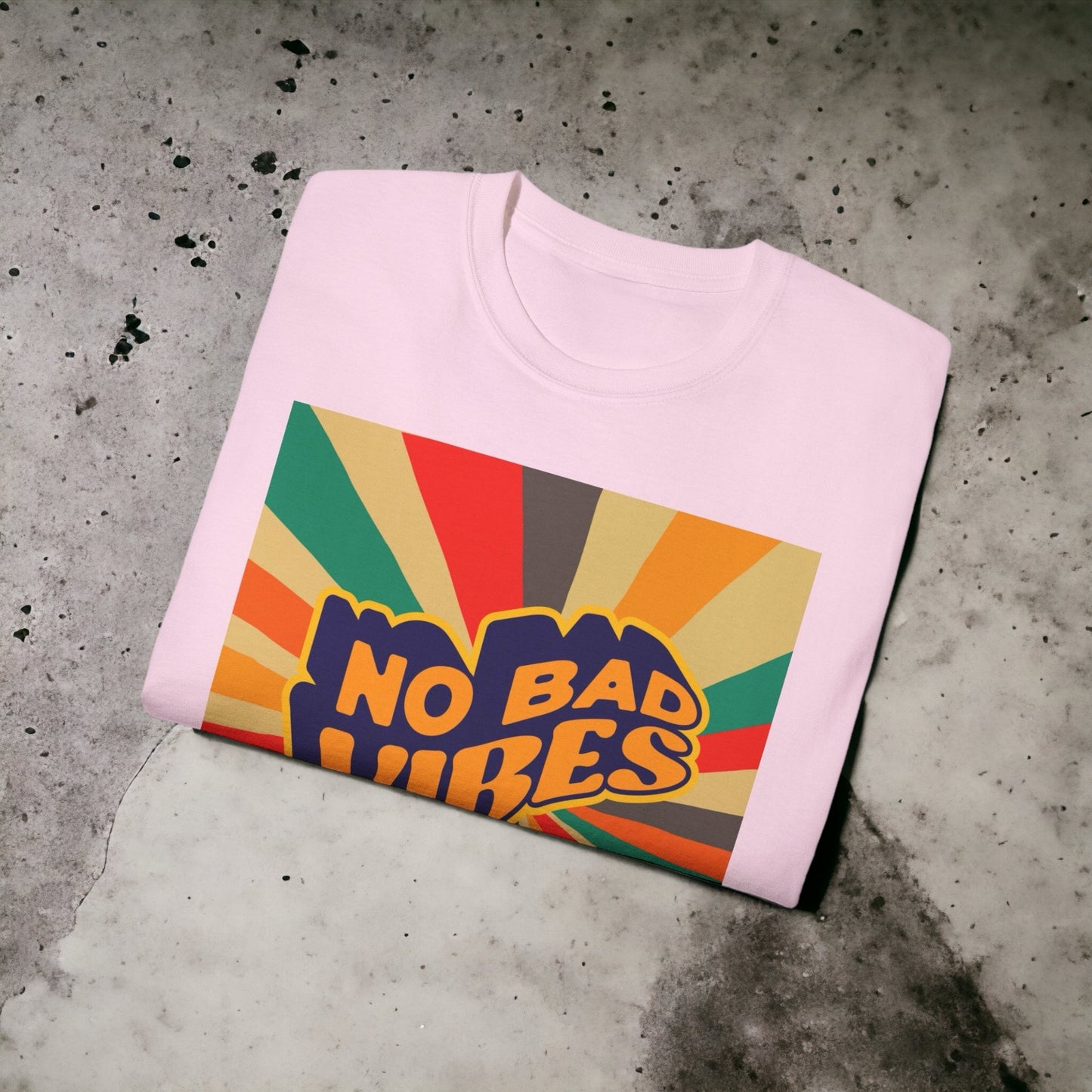 No Bad Vibes - Unisex Ultra Cotton Black, White or Pink Tee