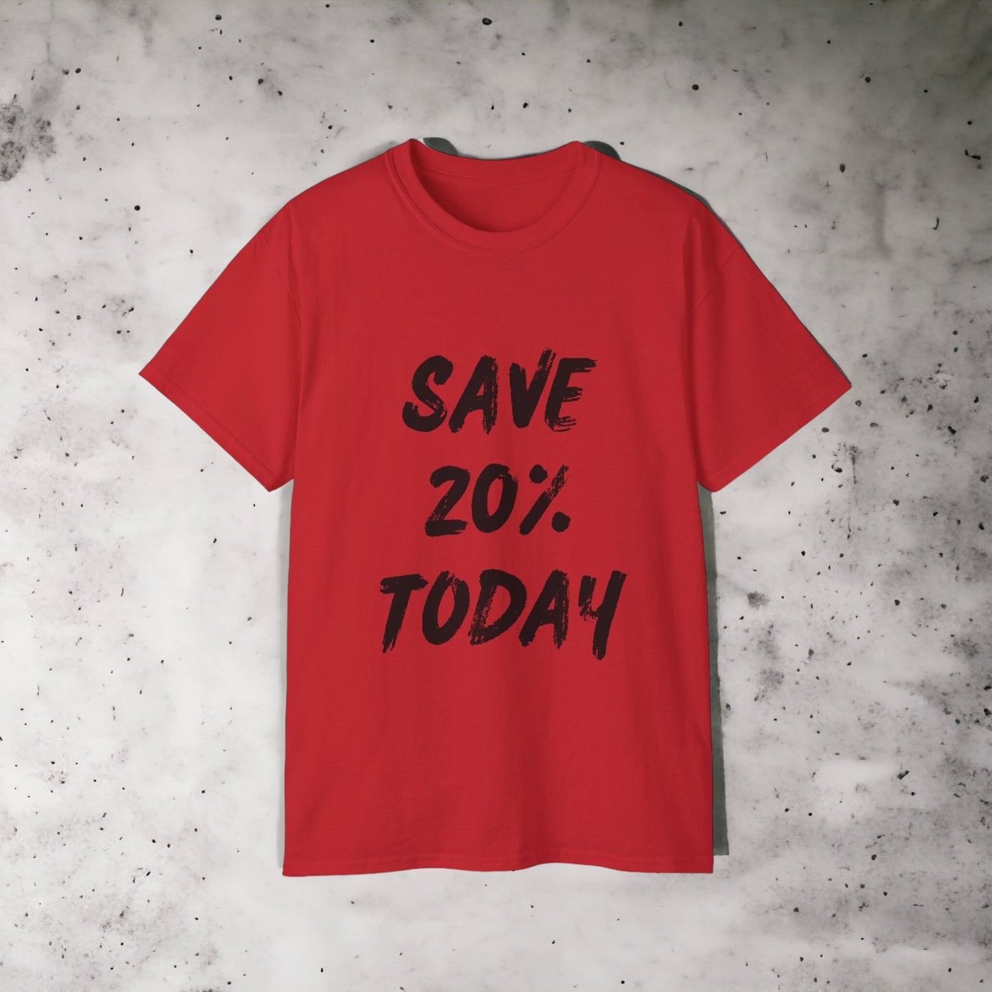 Save 20% - Unisex Ultra Cotton White, Blue or Red Tee