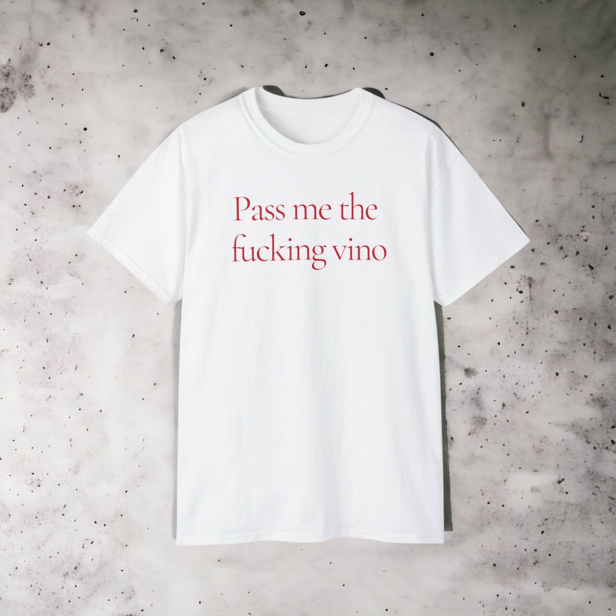 T-Shirt "Aries-Bélier / Pass me the fucking vino"